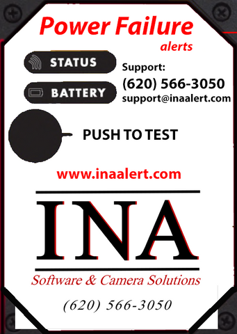 Power Failure alerts (Outdoor model)